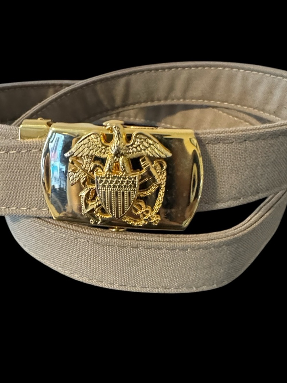 Vanguard US Navy Officer Khaki Belt